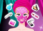 Jogos da barbie: Barbie Limpeza de Pele de Diamante