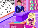 Jogos da barbie: Barbie se Maquiando Durante a Aula