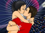 Jogos de beijos: Beijando o Jogador de Futebol