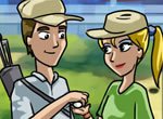 Jogos de beijos: Beijando o Treinador de Golf