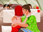 Jogos de beijos: Beijo no Avi�o