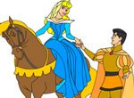 Jogos de princesas: Colorir a Bela Adormecida