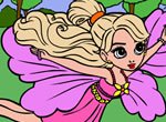 Jogos da barbie: Colorir Barbie Tumbelina