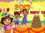 Jogos da dora: Decora��o de Ano Novo da Dora