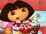 Jogos da dora: Dora Fazendo Cupcakes