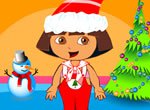 Jogos da dora: Vestir Dora para o Natal