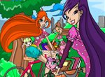 Jogos das winx: Winx Passeio de Bicicleta