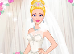 Barbie Criando um Vestido de Noiva
