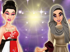 Concurso de Beleza Chinesa vs Árabe