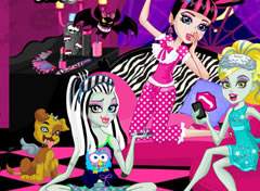 Monster High Festa do Pijama Divertida