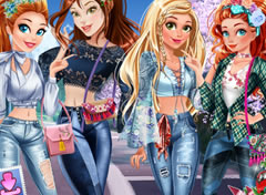 Princesas da Disney de Jeans